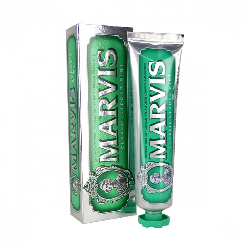 Зубная паста MARVIS Классическая Насыщенная Мята Classic Strong Mint, 85 мл | фото