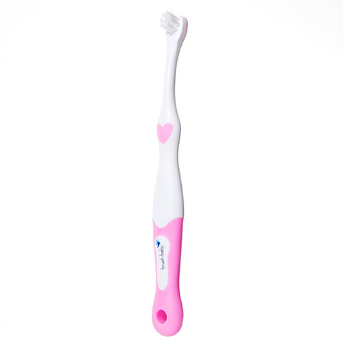 Brush Baby - Щетка зубная детская (0 - 18 мес) FirstBrush (розовый)