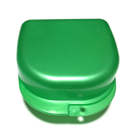 Plastic Box бокс пластиковый, 78*83*45 мм, цвет: зеленый перламутр | фото
