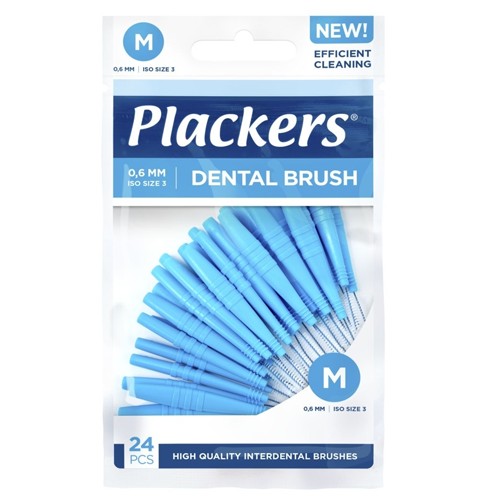 Межзубные ершики Plackers Dental Brush M, 0.6 мм | фото