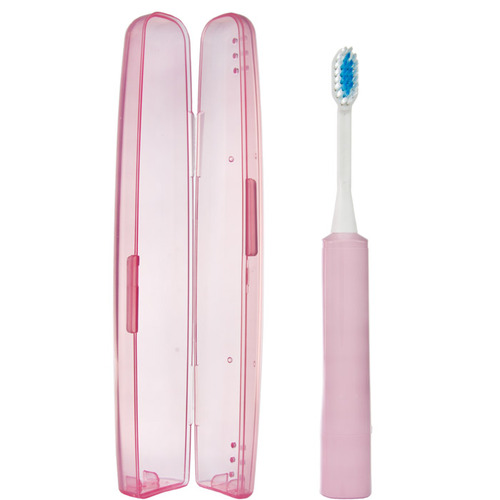 Hapica Minus iON Case ионная звуковая зубная щетка, розовая | фото