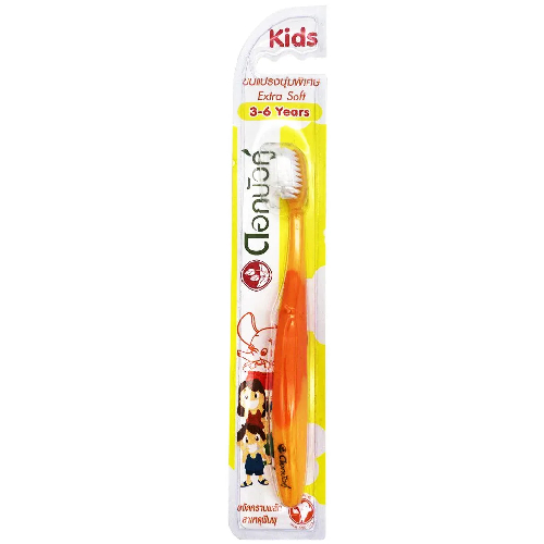 Детская экстра мягкая зубная щетка Dok Bua Ku Kids Toothbrush Extra Soft | фото