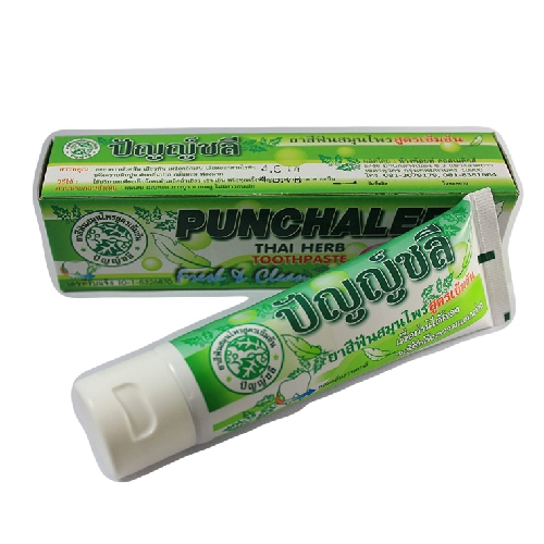 Органическая зубная паста с тайскими травами "Punchalee Herbal Toothpaste", 30 г | фото