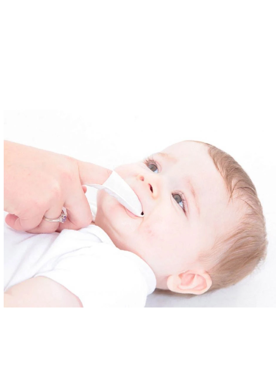 Комплект Brush-Baby от 0 до 2 лет: зубная паста и салфетки-напалечники слайд 4