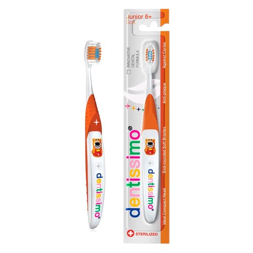 Dentissimo Зубная щетка Toothbrush Junior Soft для детей. 6+ лет