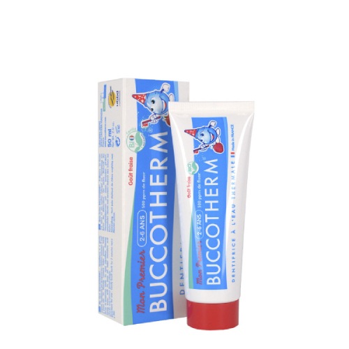 Зубная паста Buccotherm для детей 2-6 лет вкус клубника с термальной родниковой водой, 50 мл | фото
