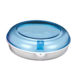 Plastic Box Circle бокс для хранения ортодонтических конструкций, цвет: аквамарин | фото