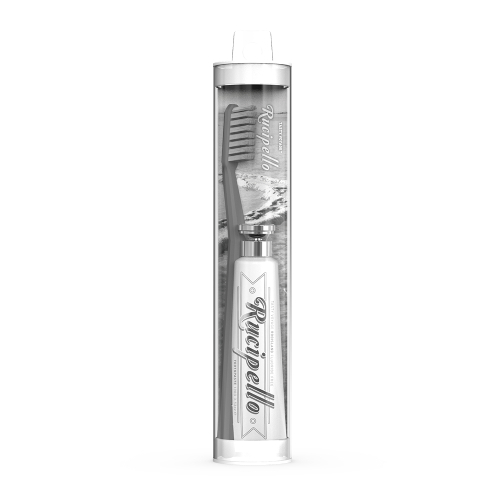 Тревел-набор II в косметичке Rucipello (Зубная паста укрепление эмали 25 гр.+ зубная щетка) | фото