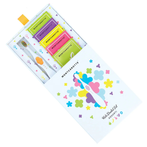 MontCarotte Подарочный набор детской косметики для зубов для детей "Желтый", 0+ | фото